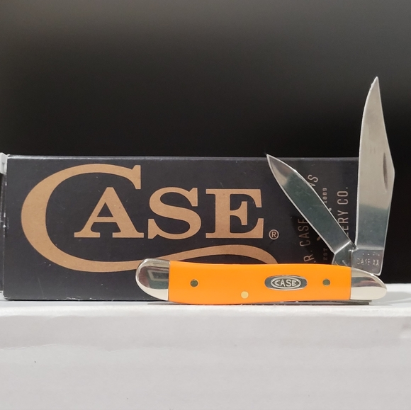 Case Orange Synthetic Smooth Style Peanut - Picture 2 of 3